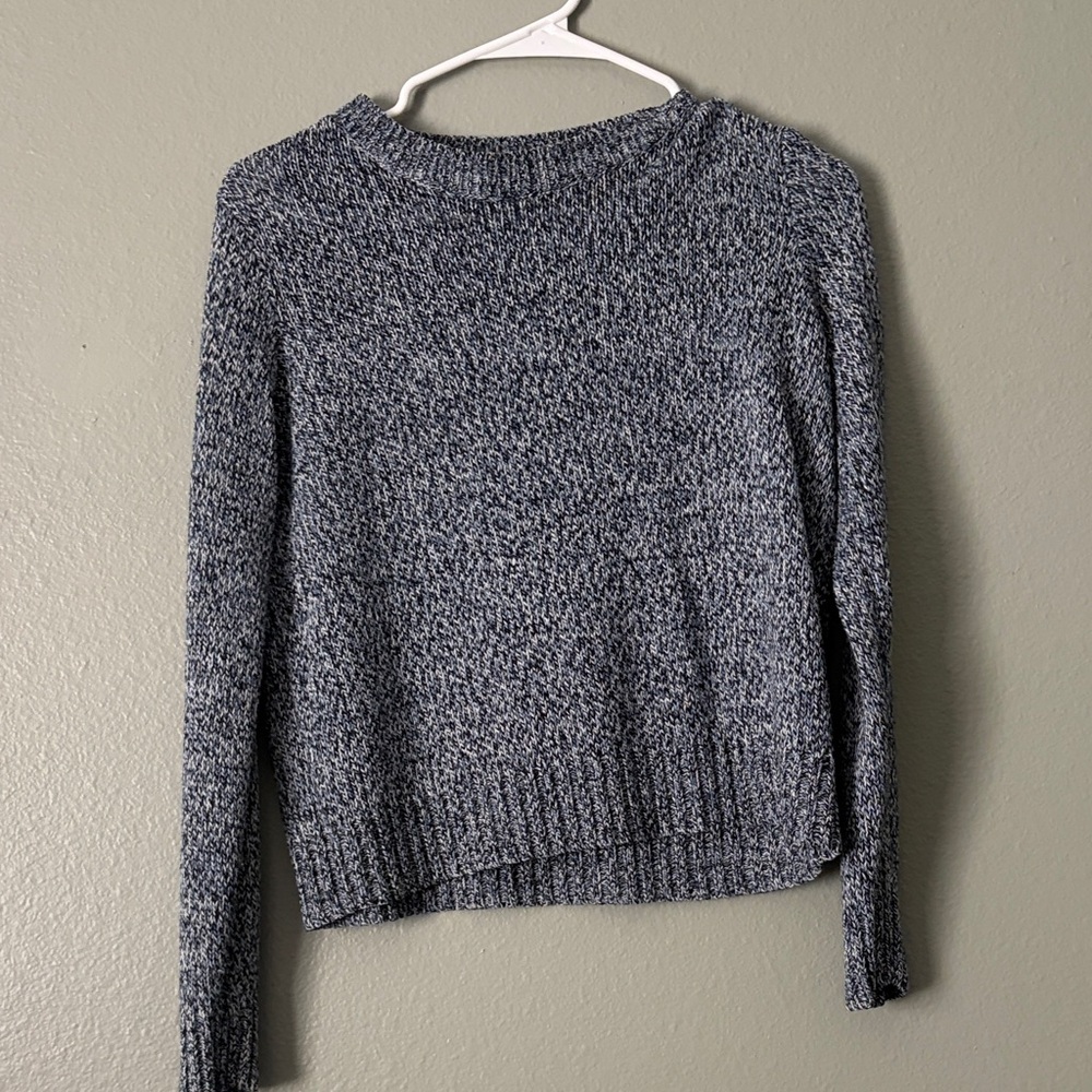 H&M Women's Black and White Knit Sweater